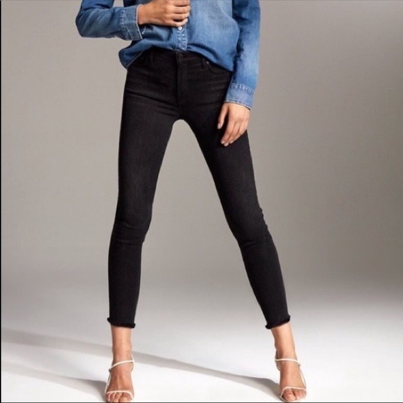 Denim Forum Nico Mid Rise Skinny Crop 